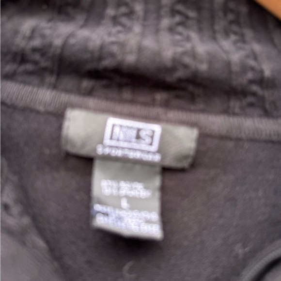 NILS Black Half-Zip Sweater size large - Picture 5 of 7